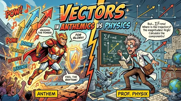 Vectors in mathematics vs physics